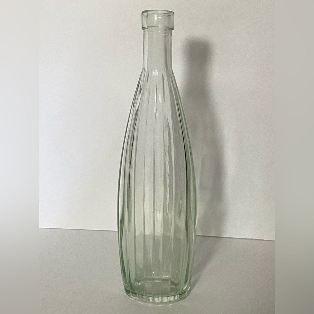 Vintage Green Glass Bottle – Decorative Collectible